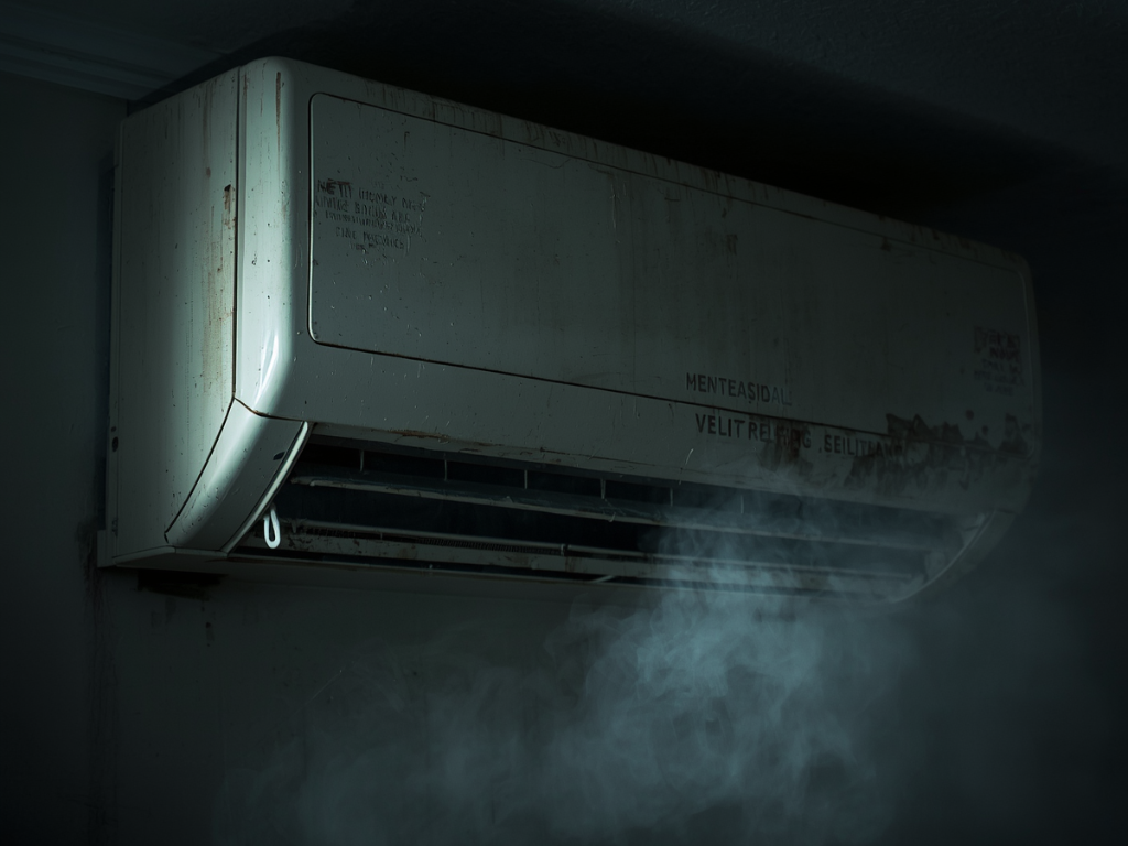 Why does my aircon smell musty or like mould?
