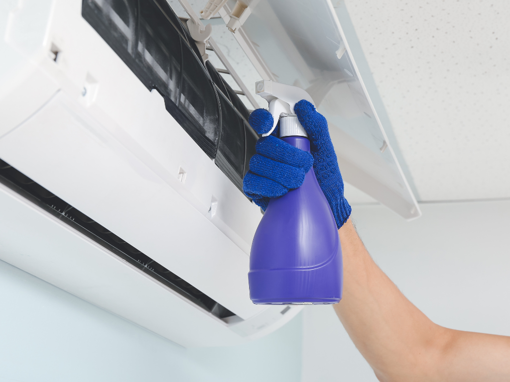 How long does an aircon overhaul take per fan coil?
