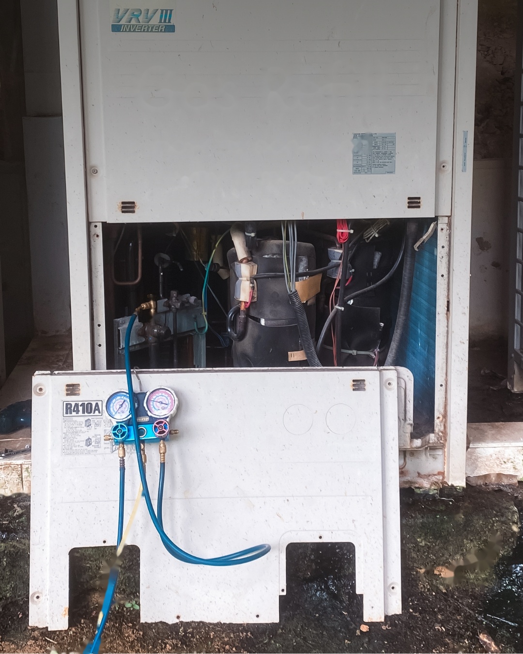 Air-con gas top up
