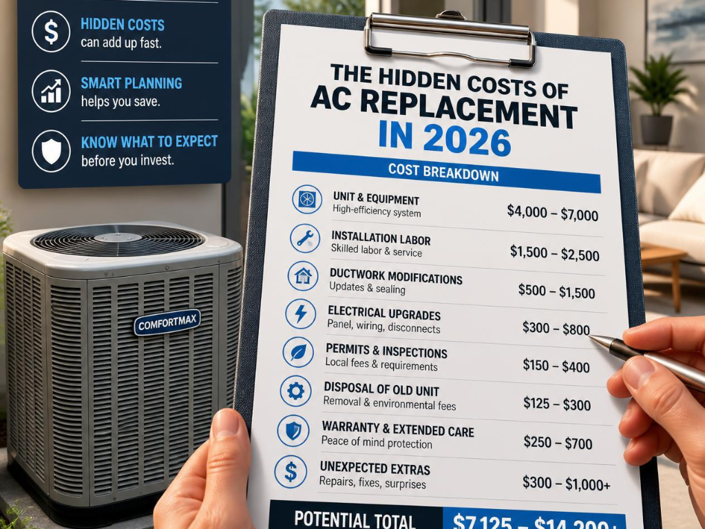 How much does aircon replacement cost in Singapore in 2026?