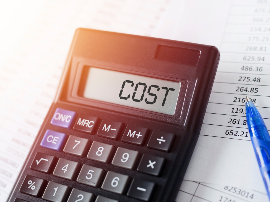 What's the cost by system type: System 1 through System 5?